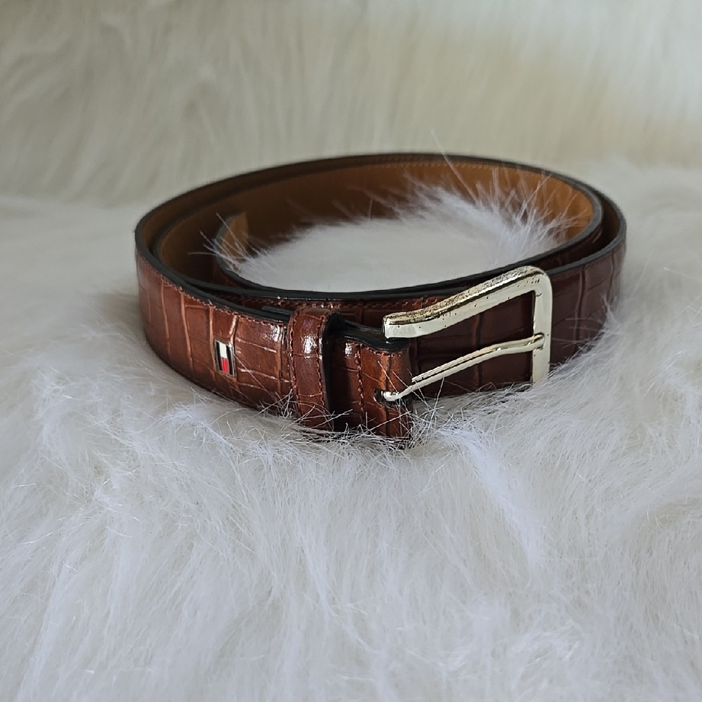 Men's Brown Leather Belt